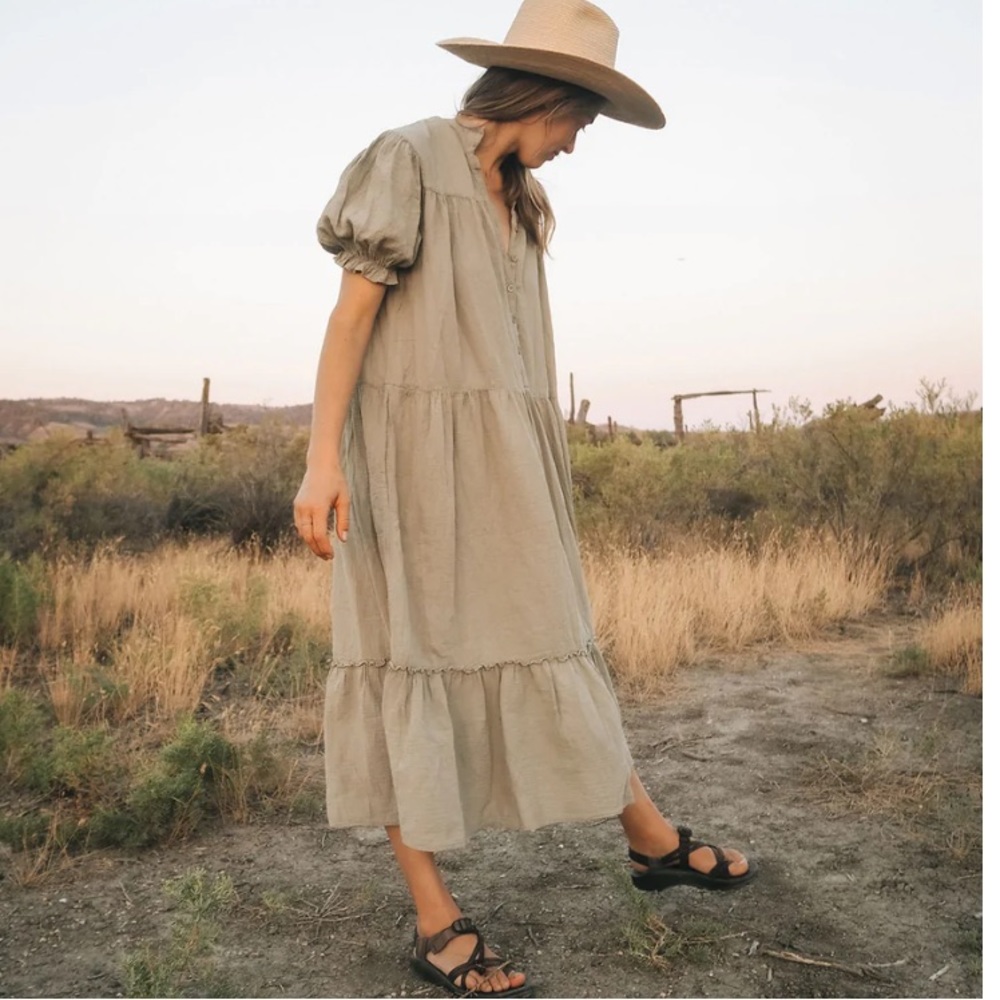 Esby Pippa Dress- Moss